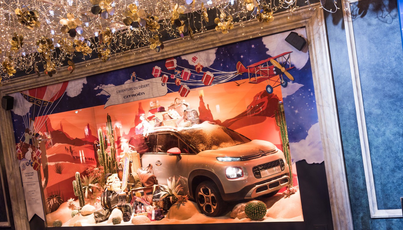 757X426_C3_Aircross_vitrine_noel_Printemps_Hausmann_visuel_principal-1320x754